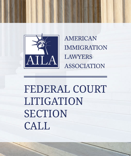 Federal Court Litigation Section Quarterly Call (September 2026)