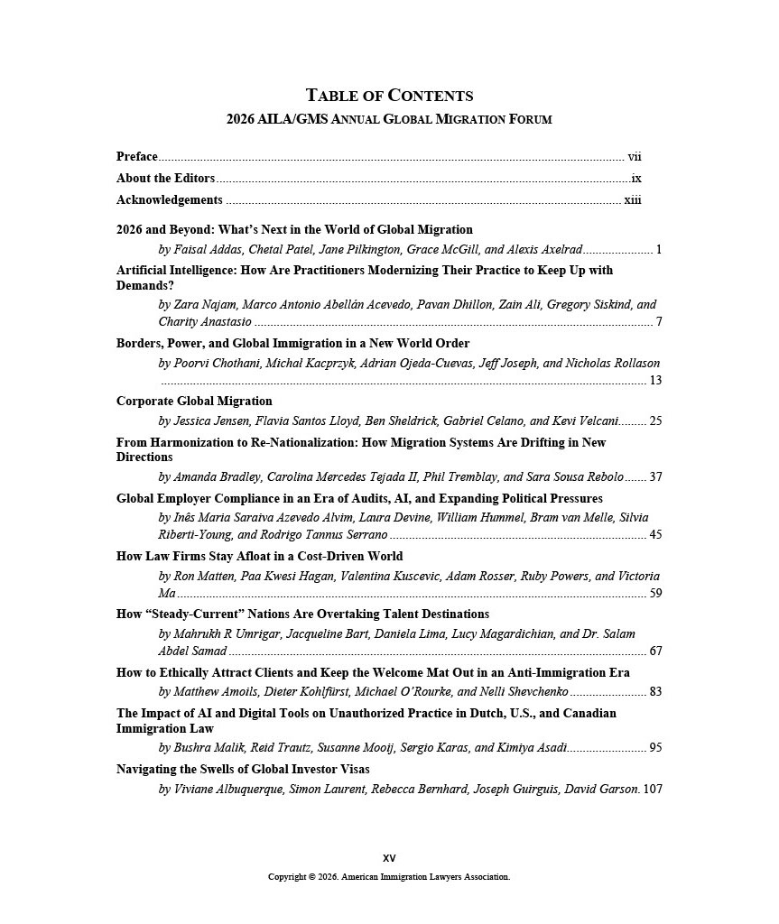 2026 AILA/GMS Global Migration Forum Handbook