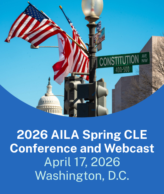 2026 AILA Spring CLE Conference and Webcast 