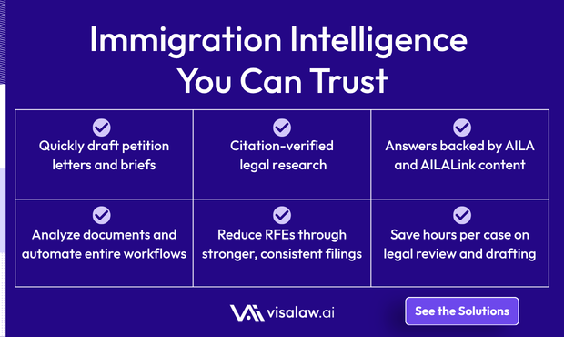 Immigration intelligence you can trust.
