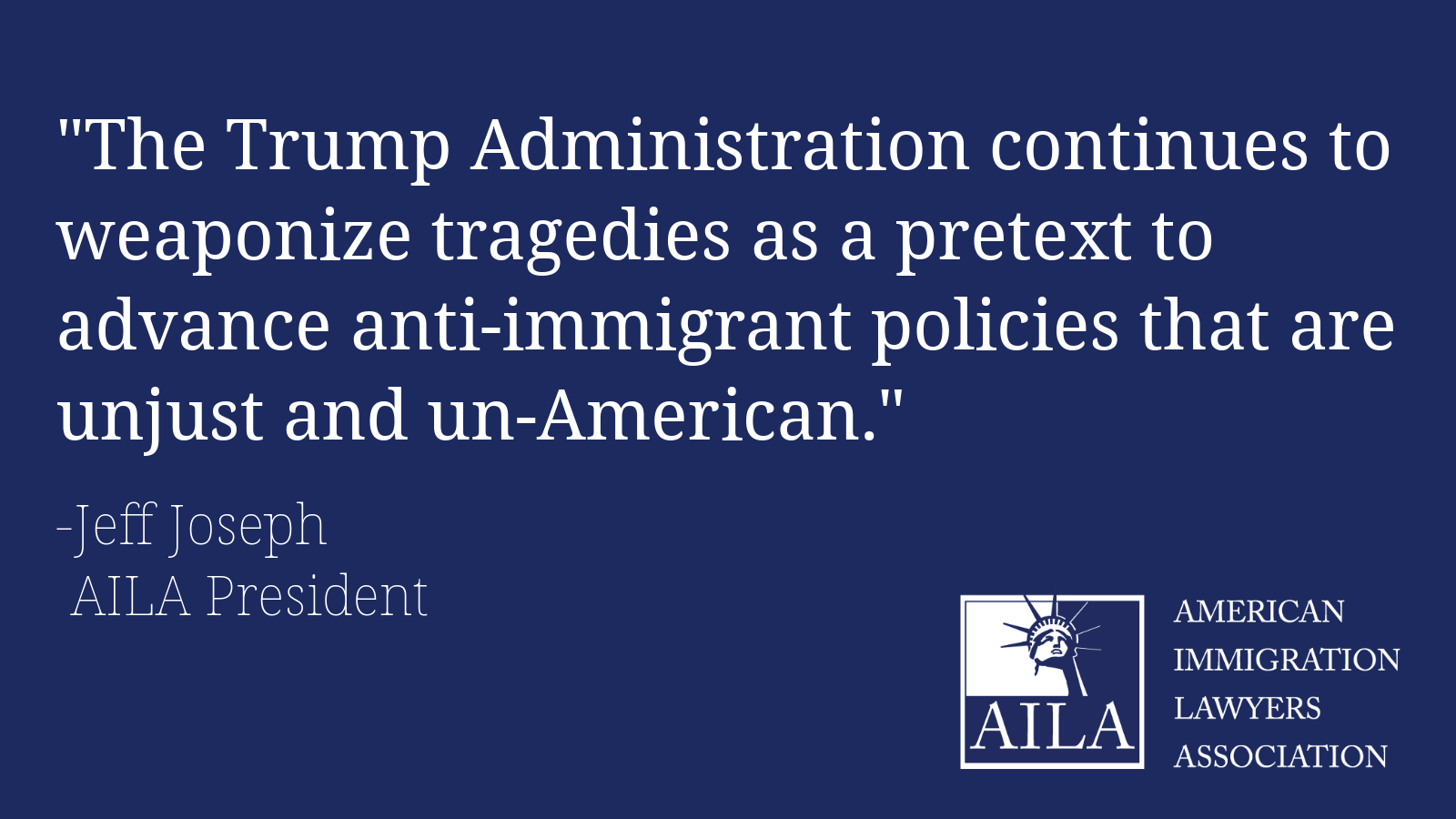 Trump Administration Moves Harm Families and Employers and Do Not Make America Safer  www.aila.org