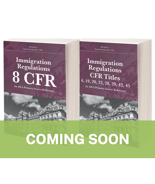 Immigration Regulations (CFR)