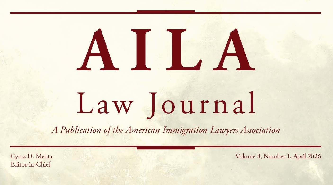 Header image of the AILA Law Journal.