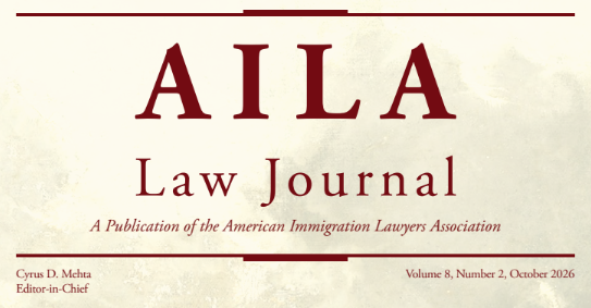 Screenshot of AILA Law Journal